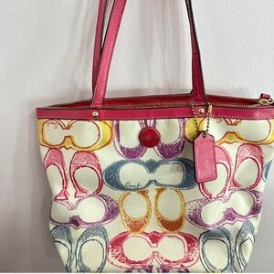 Coach Multicolor Tote Bag